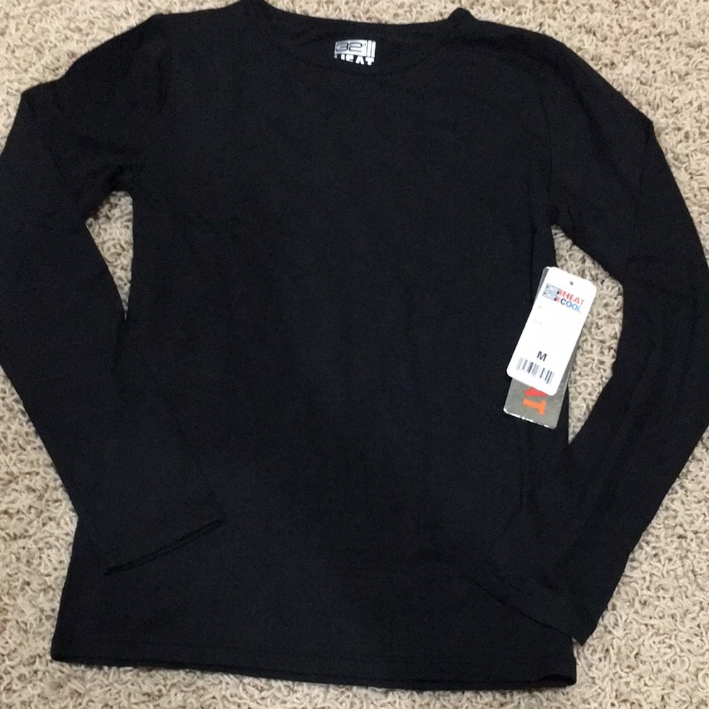 32 Degrees Black Long Sleeve Tee